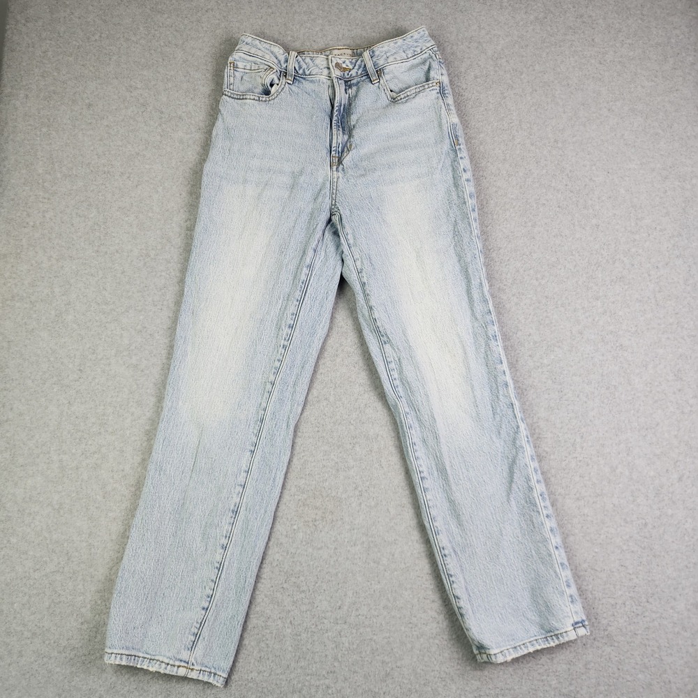 PacSun Jeans Womens 26 Light Blue Denim Cotton Streetwear Grunge Curve Straight